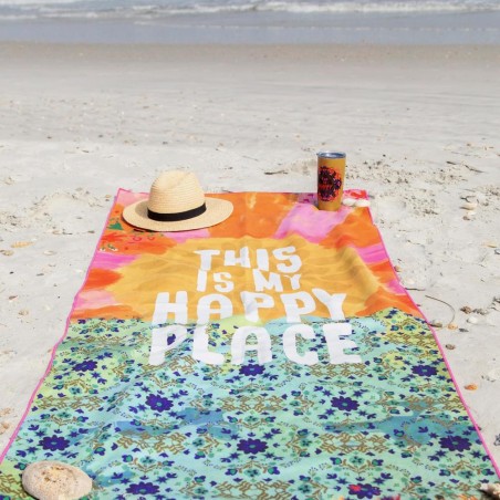 Yoga/Beach Towel This is my happy place