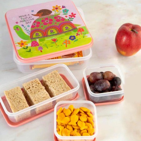 Boites Tuperware Set de 3 Mushroom