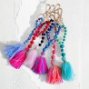 Keychain Bead chain Tassle