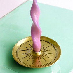 Bougeoir Messing Star