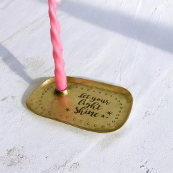 Candle Holder Messing Light Shine