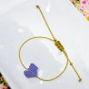 Bracelet string gold Heart