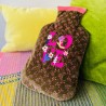 Hot Water Bottle Samt Love