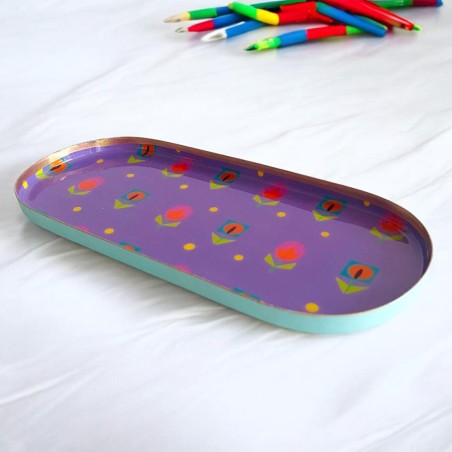 Tray M viola Mini Geoflower