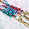 Lanyard 3 flower S multi