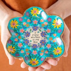Mini ceramic dish Artisan If Friends Were