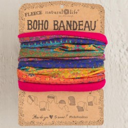 Bandeau Boho Fleece Rainbow