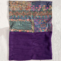 Fleece Boho Bandeau Headband Vintage Patchwork