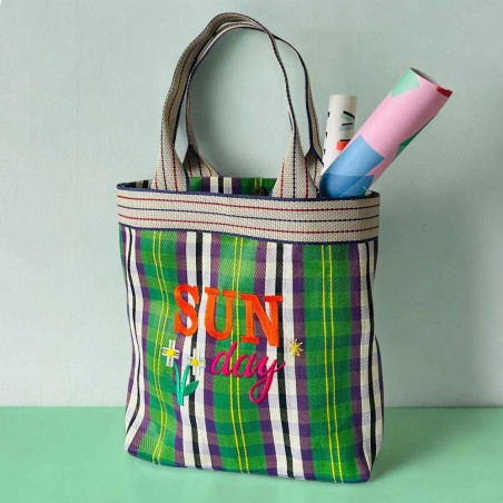 Shopper plastique recyclé Sunday