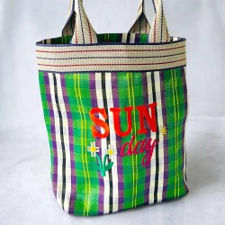 Shopper plastique recyclé Sunday