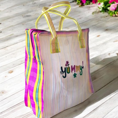 Shopper plastique recyclé Yummy