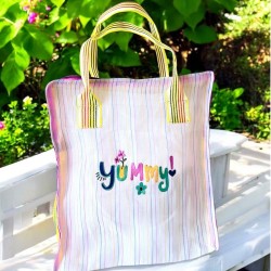 Shopper plastique recyclé Yummy