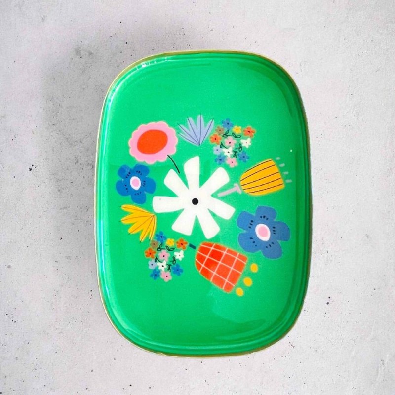 Mini TrinketBouquet on green