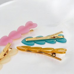 Hairclip/hairclaw Hearts with Hearts