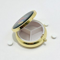 Pill box round Be Brave