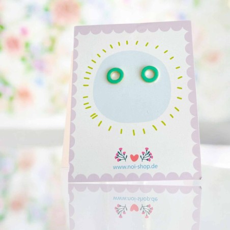 Boucles d´Oreilles ART N bead ring enamel