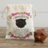 Talisman Lucky Pig dans un sachet
