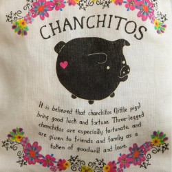 Talisman Lucky Pig dans un sachet