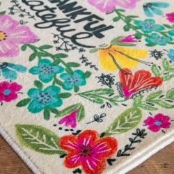 Foot Mat 2x3 Thankful & Gratef