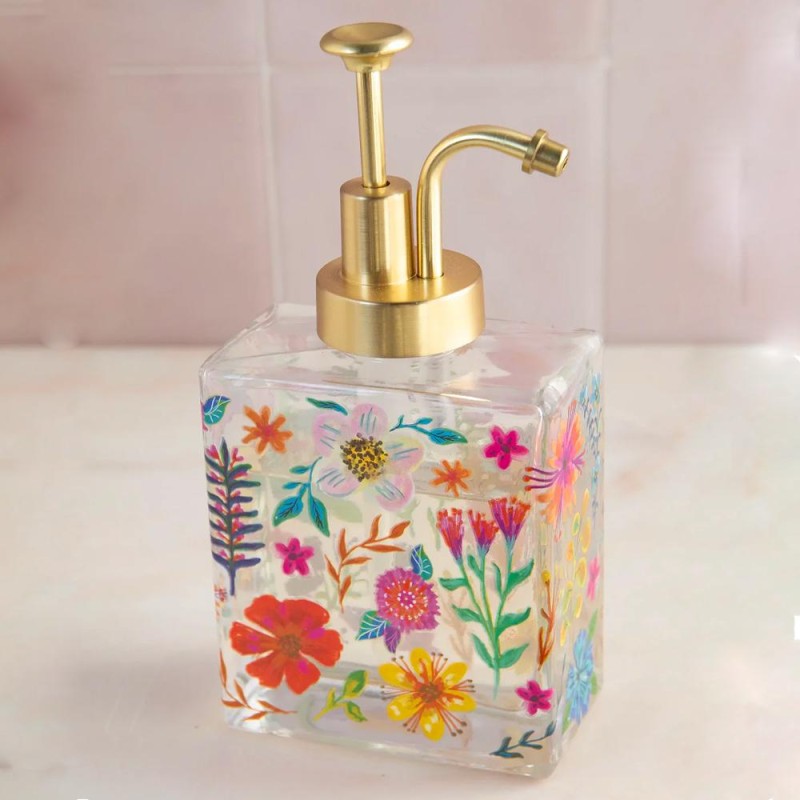Floral Soap Dispenser Floral