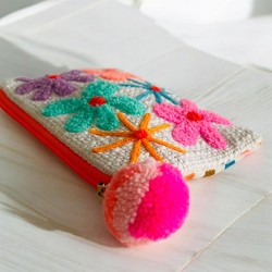 Pouch Zip SLUB 6 FL nat