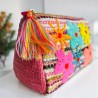 Pouch zip 6 fl jaq pink