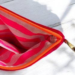 Pochette zippée Velours Love Yoga