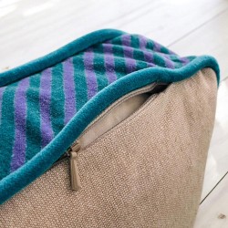 Housse de Coussin Carré Velours Leo orange 40405