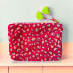 Cosmetic Bag Velvet Leo Chacha