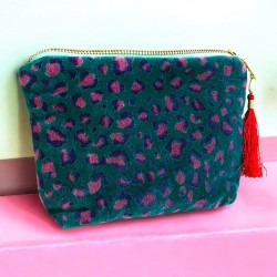 Cosmetic Bag Velvet Leo Lovehand