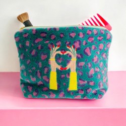 Cosmetic Bag Velvet Leo Lovehand