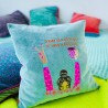 Cushion cover Velvet Good time 4040