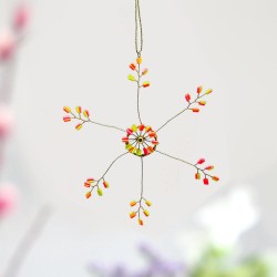 Decoration Funkel Ultrafine Starflower neon