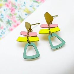 Earrings PopArt 3 pastels