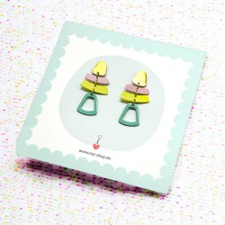 Earrings PopArt 3 pastels