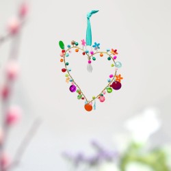 Decoration FUNKEL Mini Herz 8 multi