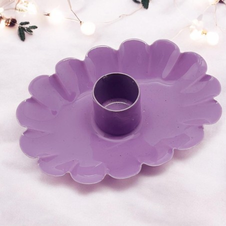 Candle Holder Cloud viola