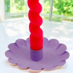 Candle Holder Cloud viola