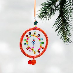 Dekoration Funkel copper Circle Ornament