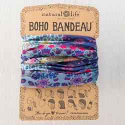 Bandeau frontal et pour cheveux Boho Patchwork