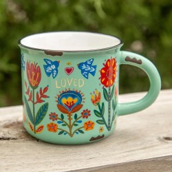 Mug Camp Mint Loved