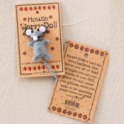 Porte-bonheur Worry doll Ash Mouse
