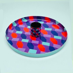 Candle Holder Print Geo 25