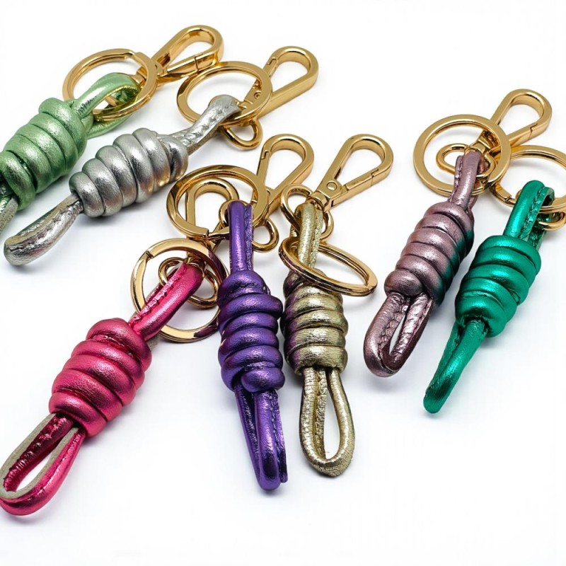 Porte clés knots metallic
