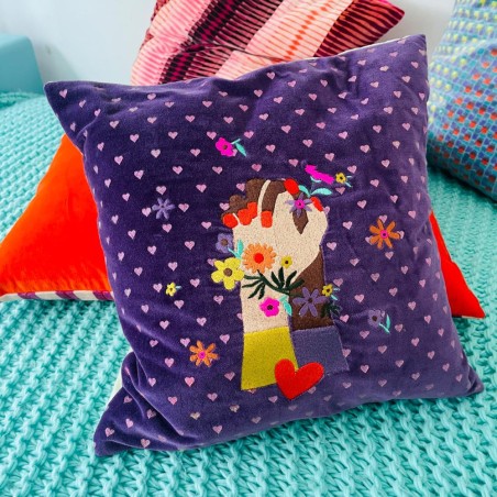 Cushion Cover Velvet unity 4040