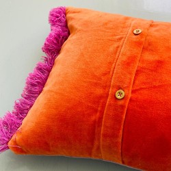 Housse de Coussin Velours guitar love life