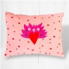 Housse de Coussin Velours Loveheart 3040