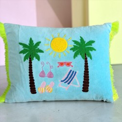 Housse de Coussin Velours Holiday 3040