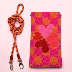 Cellphone Bag Heart Kleeblatt
