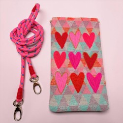 Cellphone Bag 9 hearts